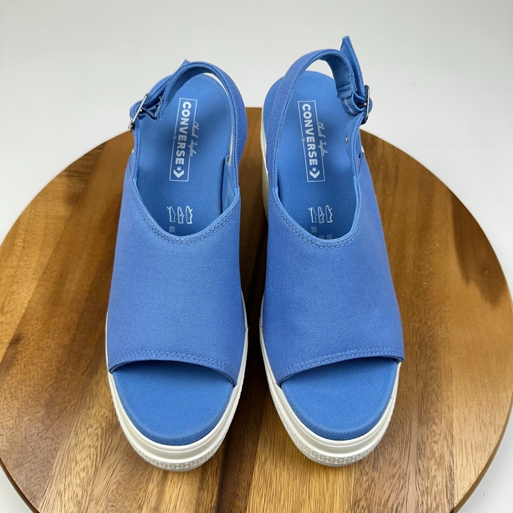 New Womens Vans Chuck 70 De Luxe Heel Slingback Blue Sandal Shoes Size 11 M NWOB - Picture 4 of 8